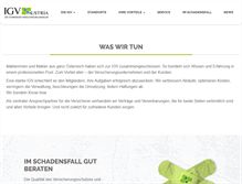 Tablet Screenshot of igv-austria.at